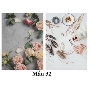 Phông Nền 3D 2 Mặt Bìa Cứng Kháng Nước Hình 3D In Sắc Nét Mẫu 32