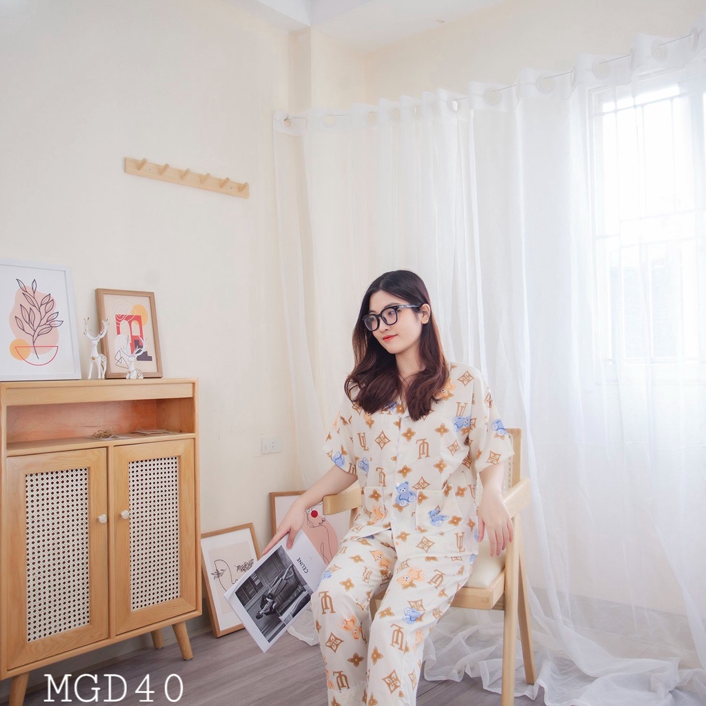 Đồ Ngủ Nữ Cao Cấp Lụa Hàn Mát Kiểu Dáng Hàn Quốc Cực Xinh Pijama Quảng Châu | WebRaoVat - webraovat.net.vn