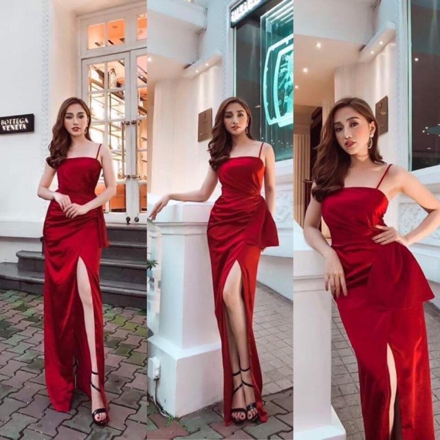 ẢNH THẬT 100% _ ĐẦM DẠ HỘI MANGO SẺ ĐÙI full size S/M/L/XL ( video và ảnh do chủ shop tự chụp 10000%)