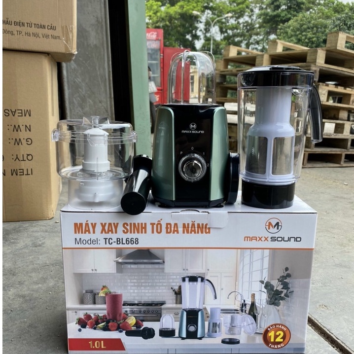 Máy xay sinh tố đa năng MAXX SOUND TC-BL668- HÀNG CHÍNH HÃNG