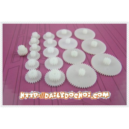 BBR13 bánh răng nhựa 19 loại 2 tầng