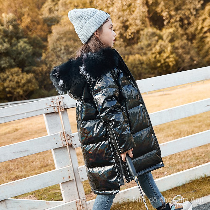 Children Girls Long Coat Winter Children Wear Thick Coat