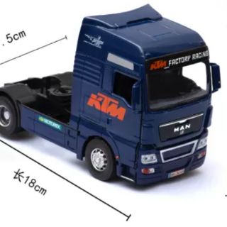 Xe container MAN hợp kim 1:32