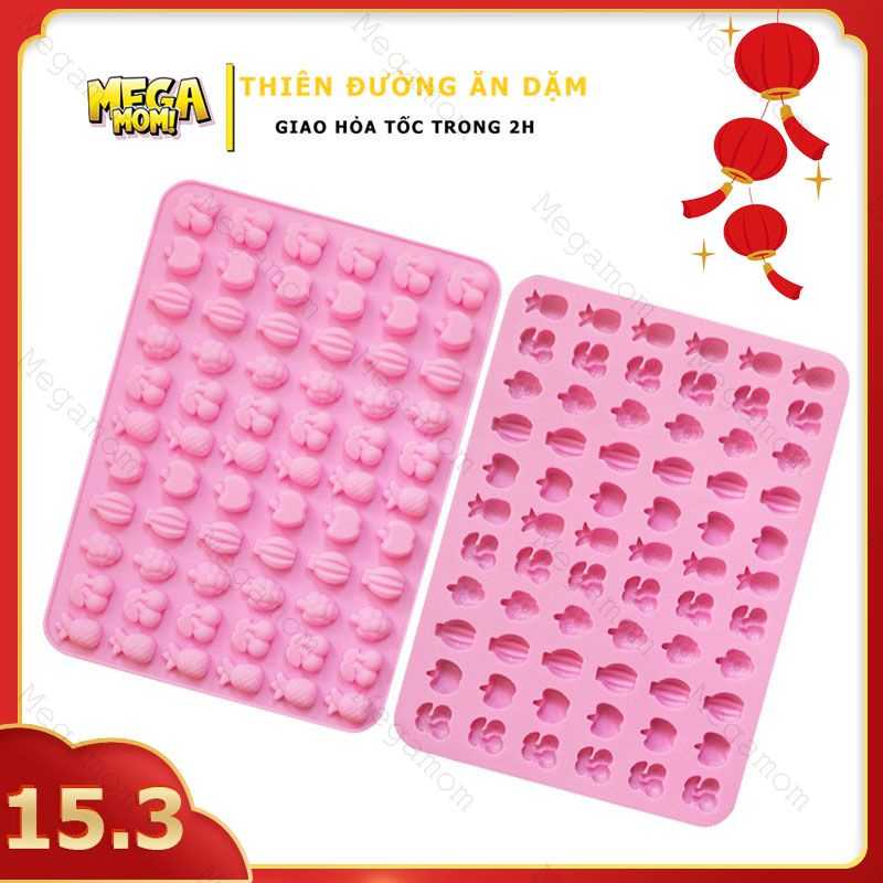 Khuôn Silicon Làm Kẹo chip chip/ Socola/Thạch/Đá/Pudding