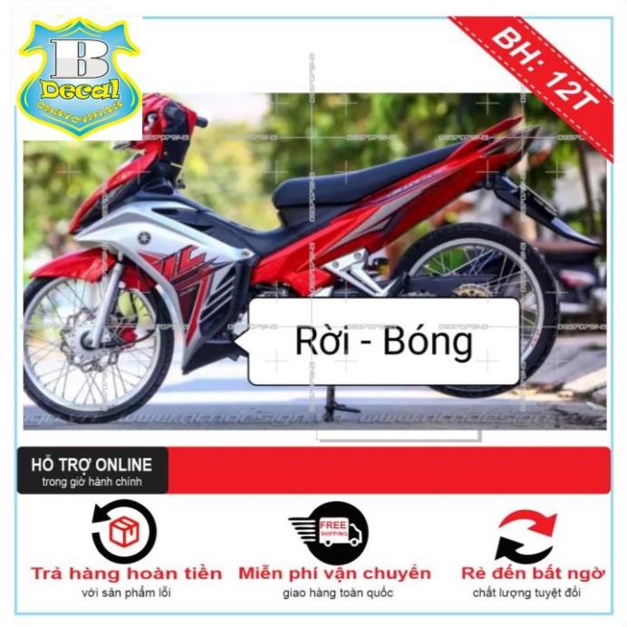 ( Quí khách vui lòng mang ra tiệm cho thợ dán ) Tem EX 2011 LC BẠC ĐỎ [Bi Decal]