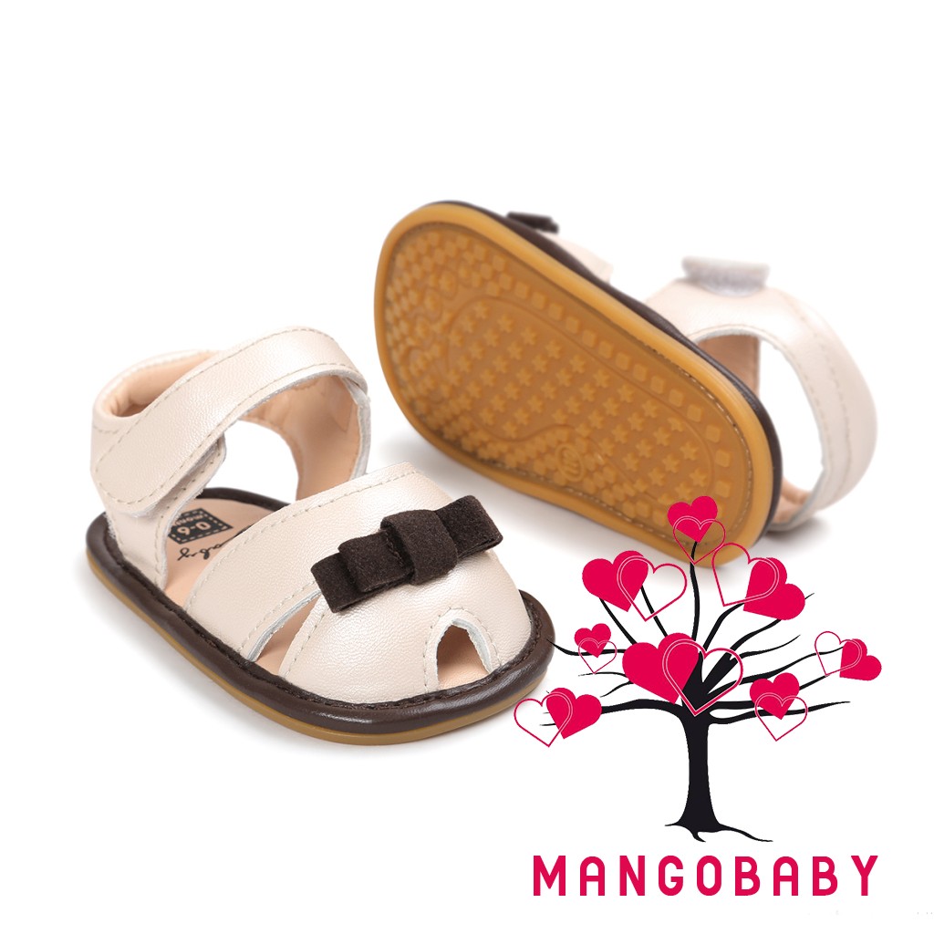 Giày Tập Đi Đế Mềm Cho Bé Gái Mangobaby 2018