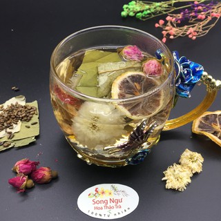 TRÀ CHANH LÁ SEN- SONG NGƯ HOA THẢO TRÀ