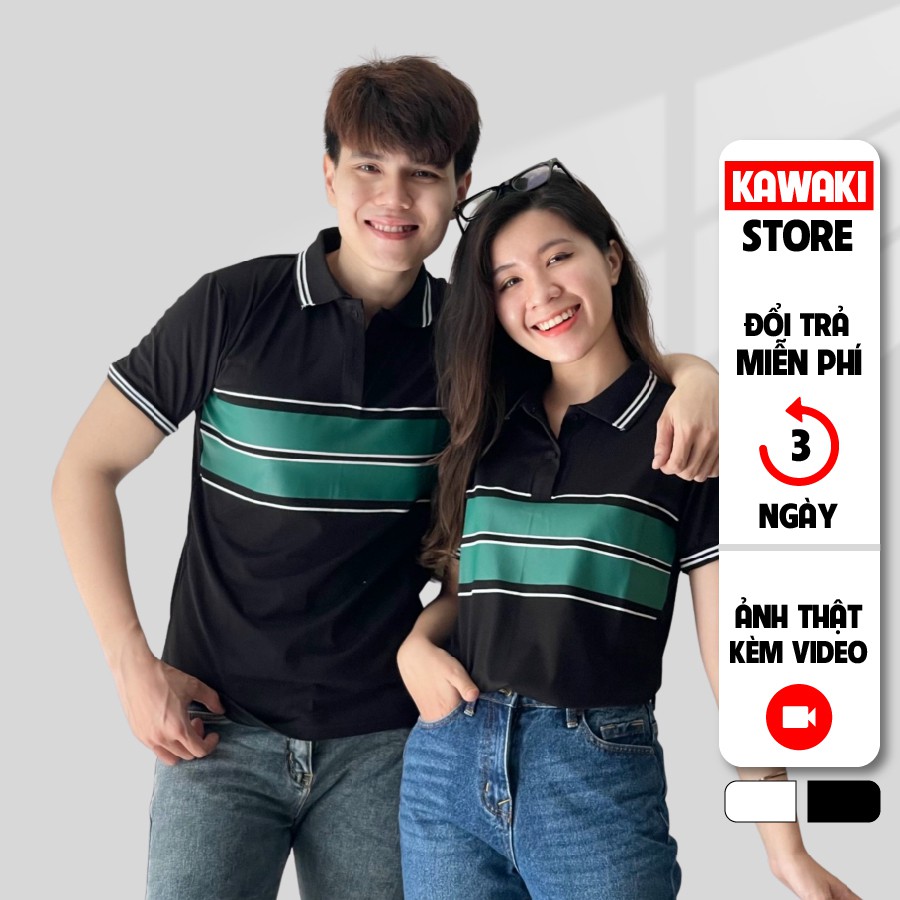 Áo thun nam nữ POLO vải cá sấu chất cotton ngắn tay cực sang trọng - TT07 | BigBuy360 - bigbuy360.vn