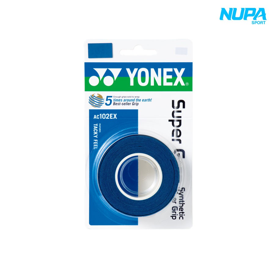 Quấn Cán Vợt Cầu Lông/Tennis Yonex Super Grap 3 Sợi Nhiều Màu Sắc