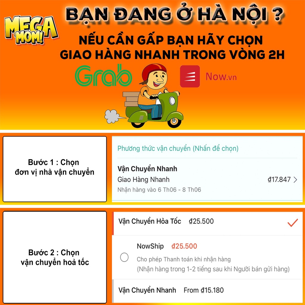 Bánh ăn dặm, bánh bi men Nhật Bản, Megamom