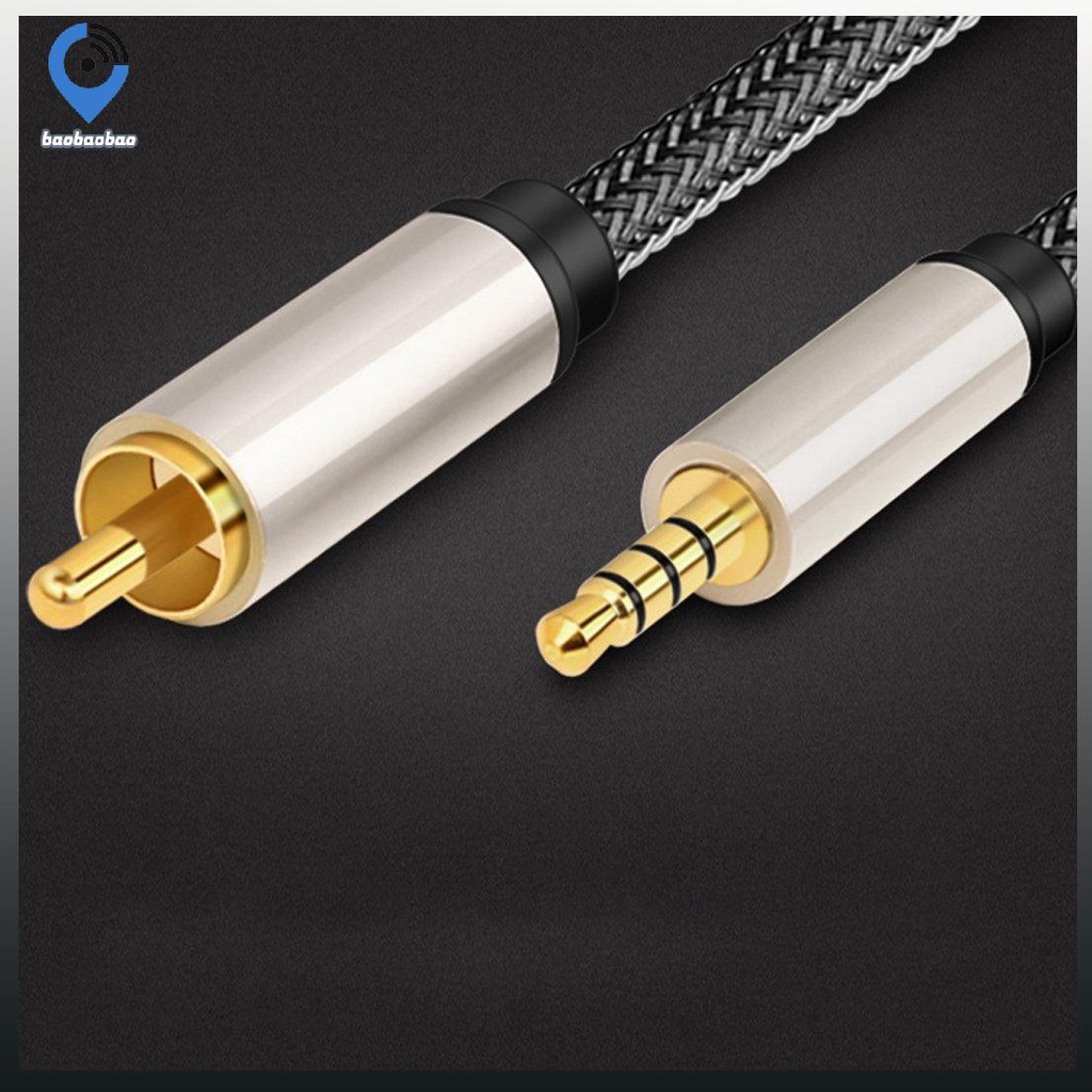 Cáp Chuyển Đổi Âm Thanh Từ 61) 3.5mm Sang Rca Cho Xiaomi Mi 1 / 2 Tv Digital Spdif