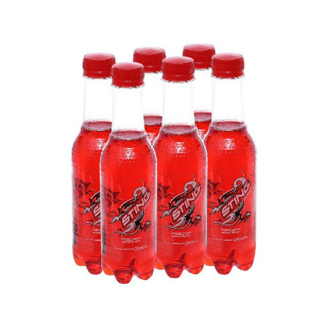 Lốc 6 chai Sting dâu 330ml
