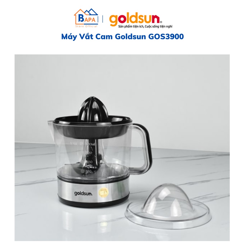 Máy Vắt Cam Bằng Điện Goldsun GOS3900 - Máy Ép Cam Dung tích 700mL - Công suất 40W - Bảo Hành 12 tháng