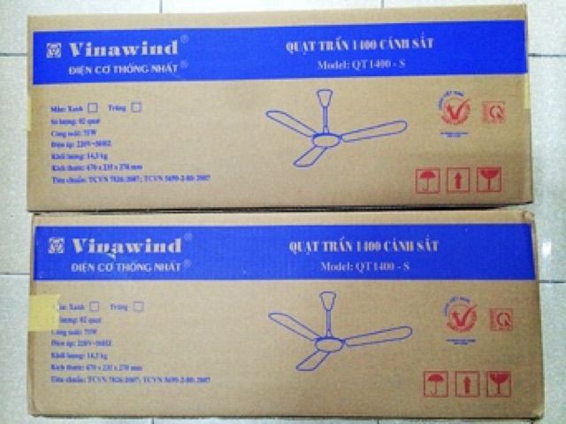 Quạt trần Điện cơ thống nhất giá sỉ  CÁNH SẮT