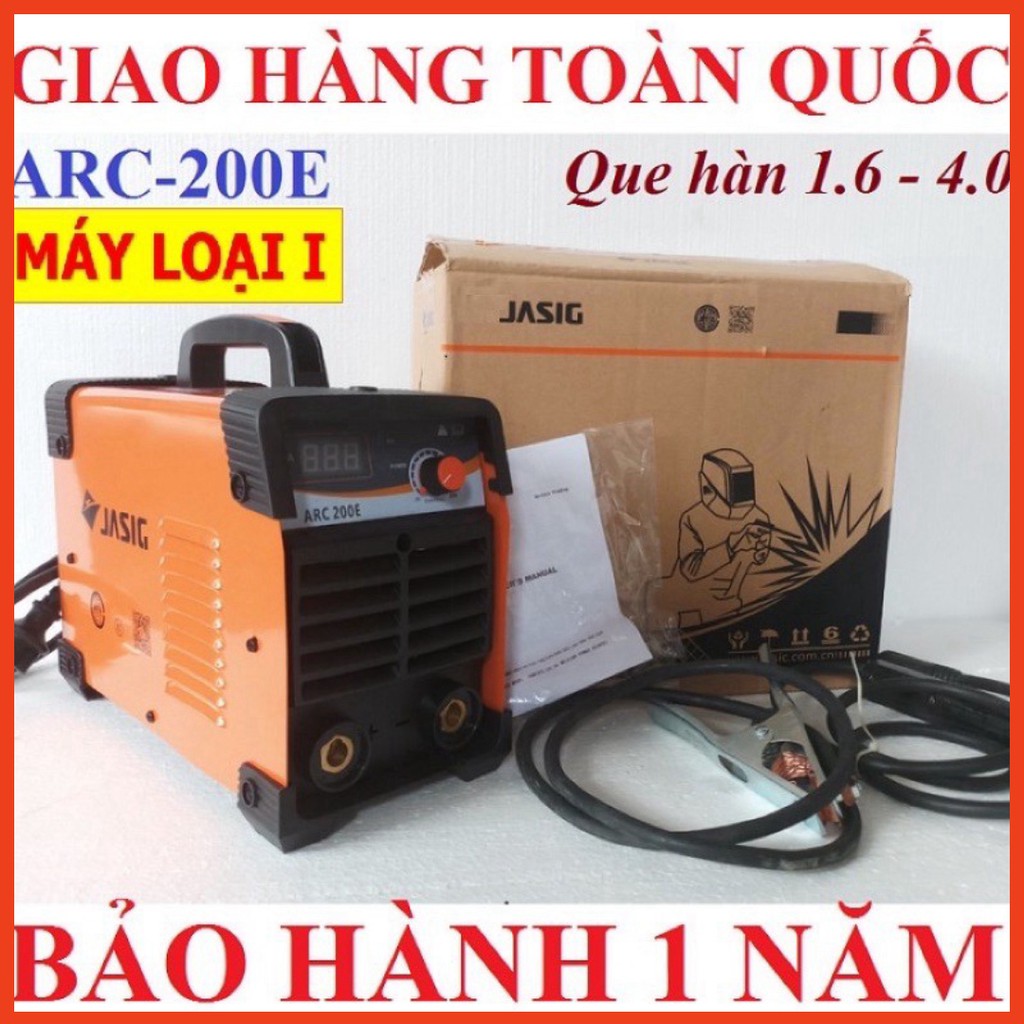 [CHÍNH HÃNG] Máy hàn điện tử JASIC ARC 200E, Hàng loại 1 bảo hành 12 tháng