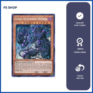Thẻ bài Yugioh –Exodia, the Legendary Defernder (Prismatic Secret Rare)Thẻ bài chính hãng
