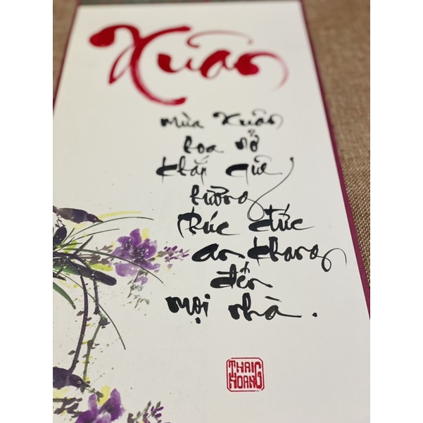 Liễn Thư Pháp Xuân