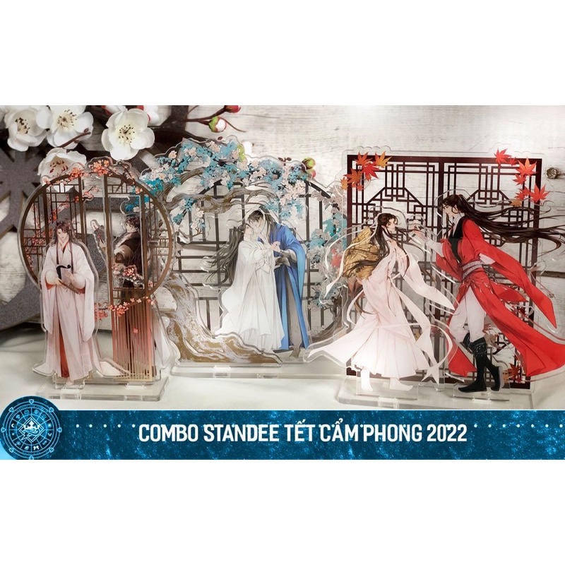 Combo standee Tết Cẩm Phong 2022 Thiên quan - husky - Thương tiến tửu
