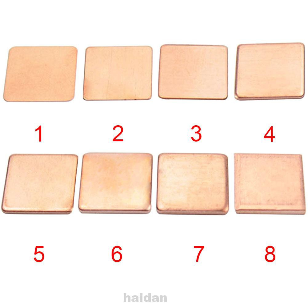 10pcs Heat Sink Copper Shim Graphics Card Dissipation Laptop Mini Thermal Pad Computer GPU