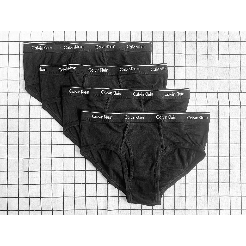 Săn Sale hãng Sét quần sịp Nam Calvin Klein 4 màu đen size M