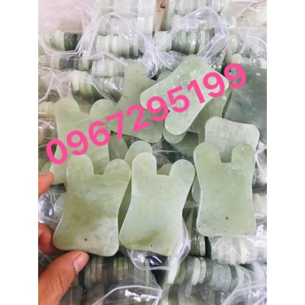 Ngọc cạo gió mặt, massage mặt, spa, dưỡng sinh đông y