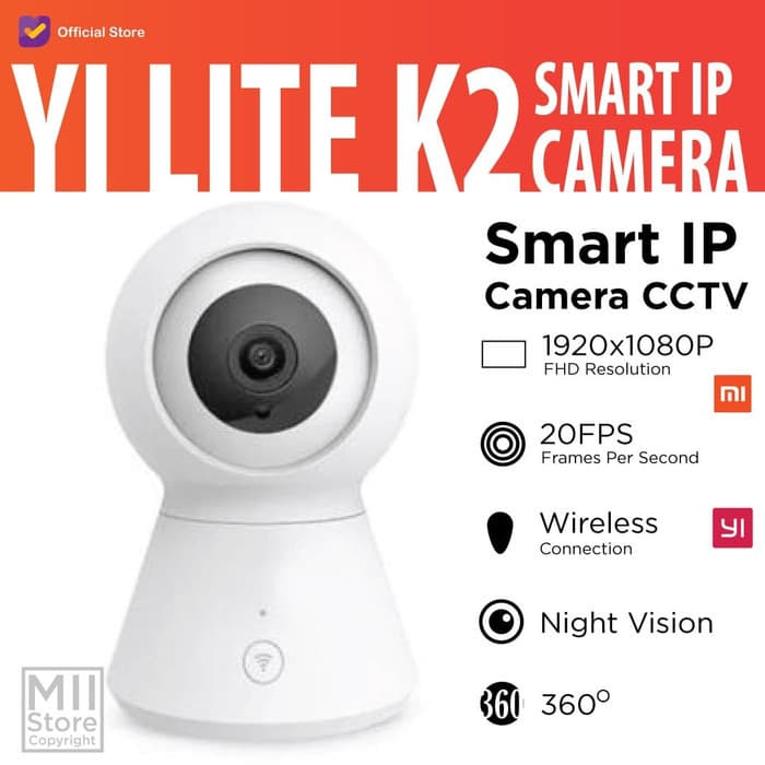 Camera Giám Sát Thông Minh Xiaoyi Yi Lite K2 Full Hd1080P