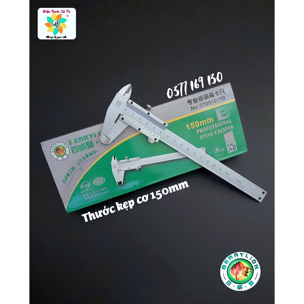 Thước Kẹp Cơ 150mm Cao Cấp Berrylion