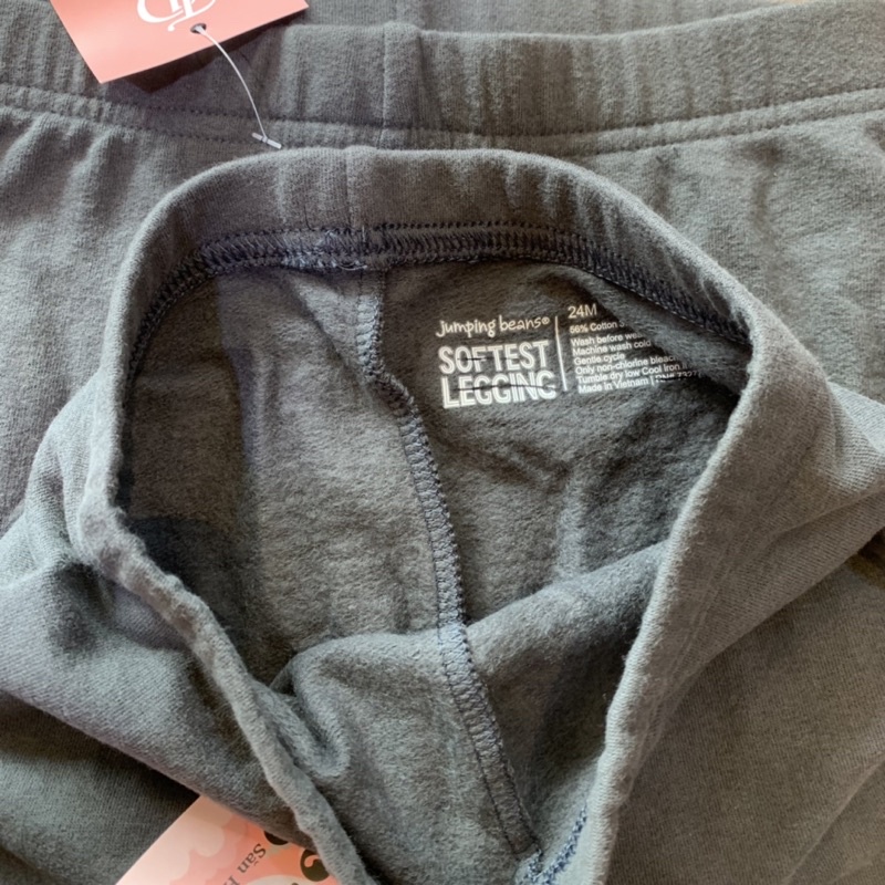 Quần legging lót nỉ bé gái, hàng dư