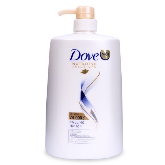 Dầu Gội Dove Phục Hồi Hư Tổn 900ml