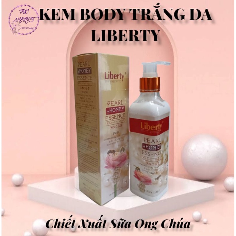 KEM DƯỠNG TRẮNG DA BODY LIBERTY SỮA ONG CHÚA