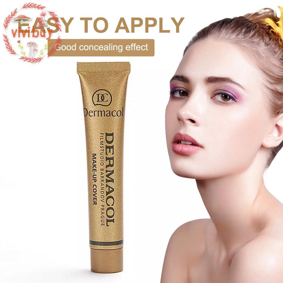 ✿vivi✿14 Colors Small Gold Tube Concealer Cover Acne Concealer Liquid Foundation | BigBuy360 - bigbuy360.vn