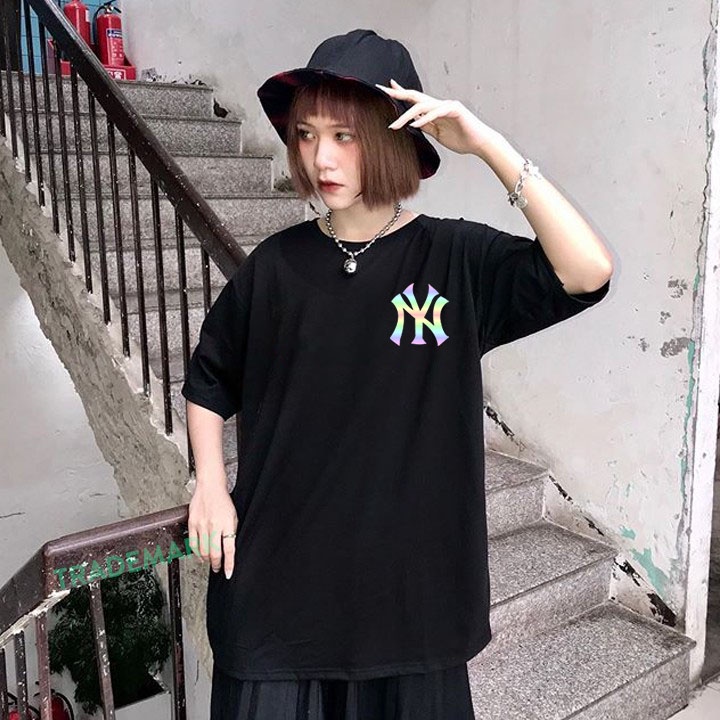 Áo thun nữ chữ kiểu OFF - SOUL- LEFT - Hình NY Phản Quang cá tính đẹp vải dày mịn