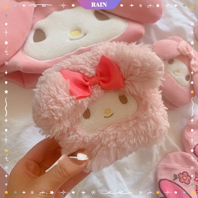 SANRIO Hộp Đựng Trang Sức/Nhẫn/Vòng cổ Họa Tiết Hoạt Hình My Melody Dễ Thương Nhỏ Gọn