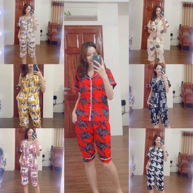 Bán sỉ bộ lụa hoạ tiết