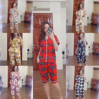 Bán sỉ bộ lụa hoạ tiết