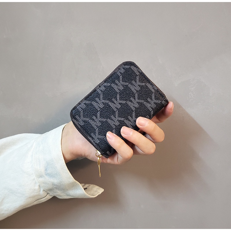 Ví Đựng Thẻ Phối Khóa Kéo Thời Trang Dành Cho Nữ