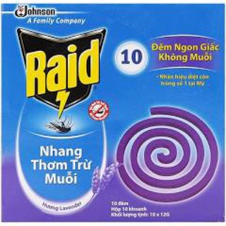 Nhang muỗi Jumbo Vape & raid hộp 10 khoanh hsd nhập liên tục giao ngẫu nhiên