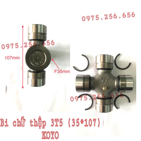 Bi Chữ Thập 3T5 (35*107) KOJO- NHẬT Vòng bi