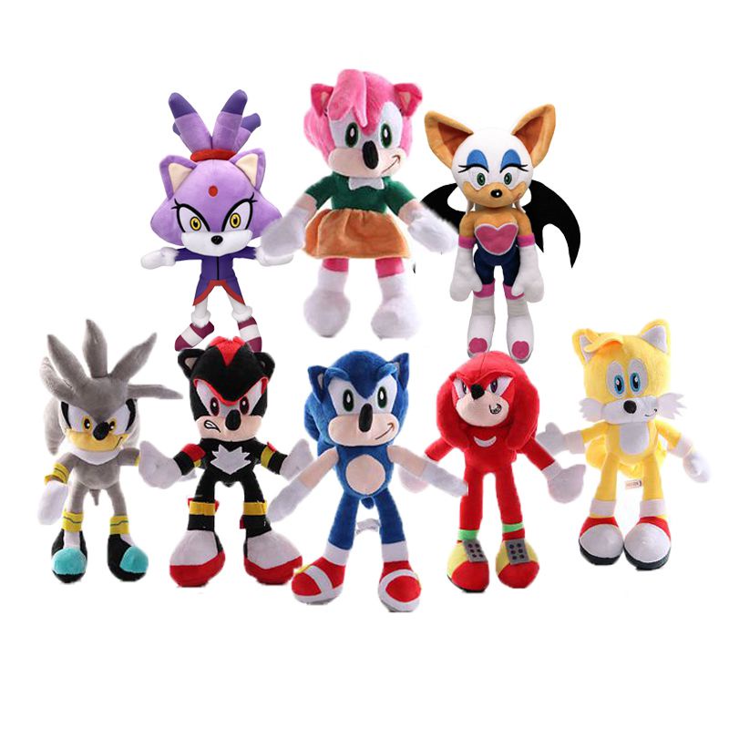 Đồ chơi nhồi bông Hình Nhím Sonic Hoạt Hình Đáng Yêu Cho Bé