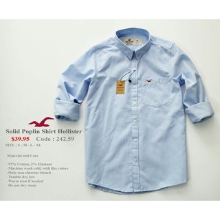 Áo sơ mi nam tay dài thời trang áo kiểu Logo Eagle