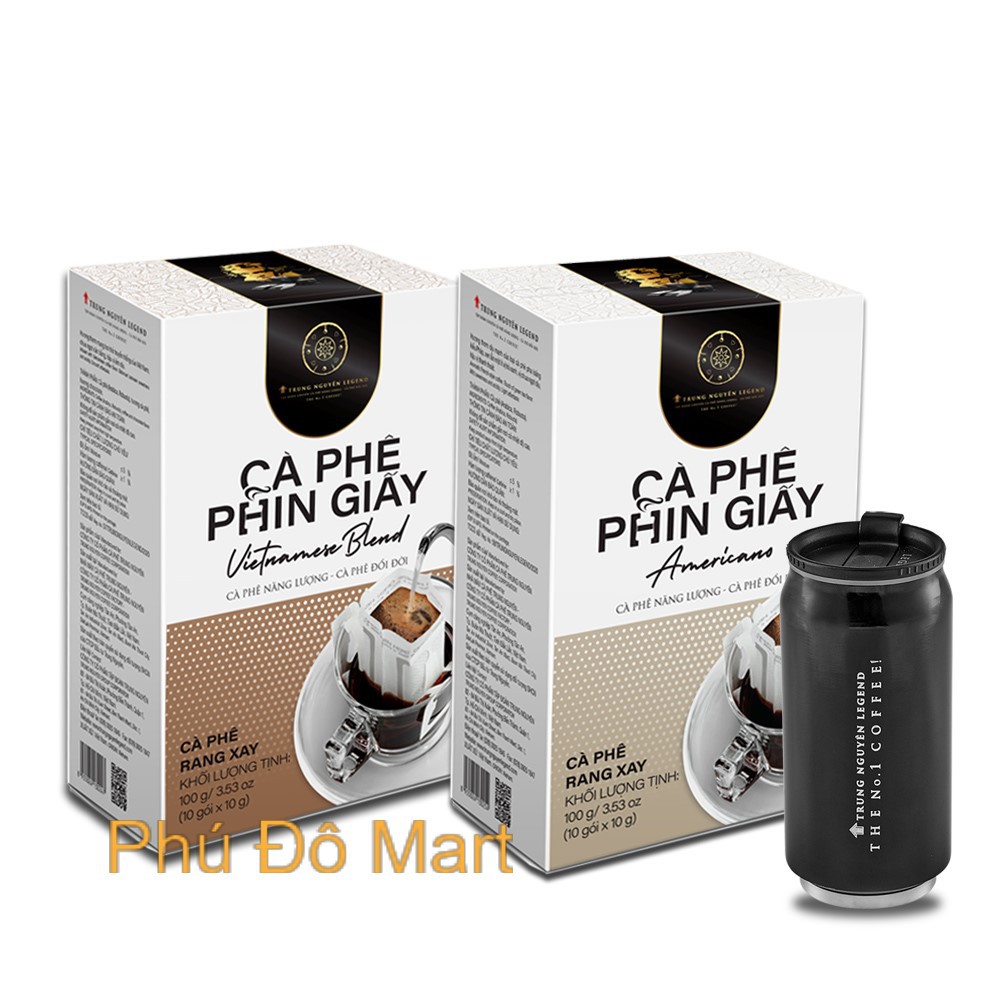 ( Date :11/2022 ) Cà Phê Phin Giấy Trung Nguyên Legend Vietnamese Blend