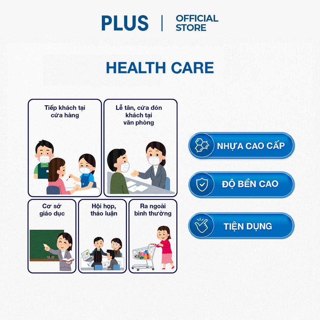 Combo 10 Tấm Chắn Giọt Bắn PLUS
