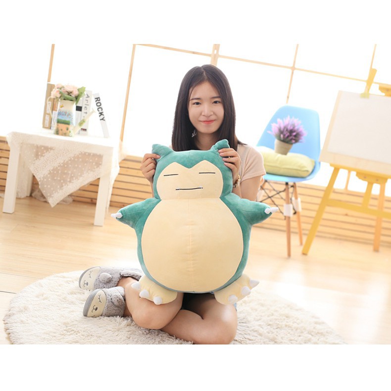 Thú Nhồi Bông Hình Nhân Vật Kabi Snorlax Kích Thước 30cm - 50cm 84224207