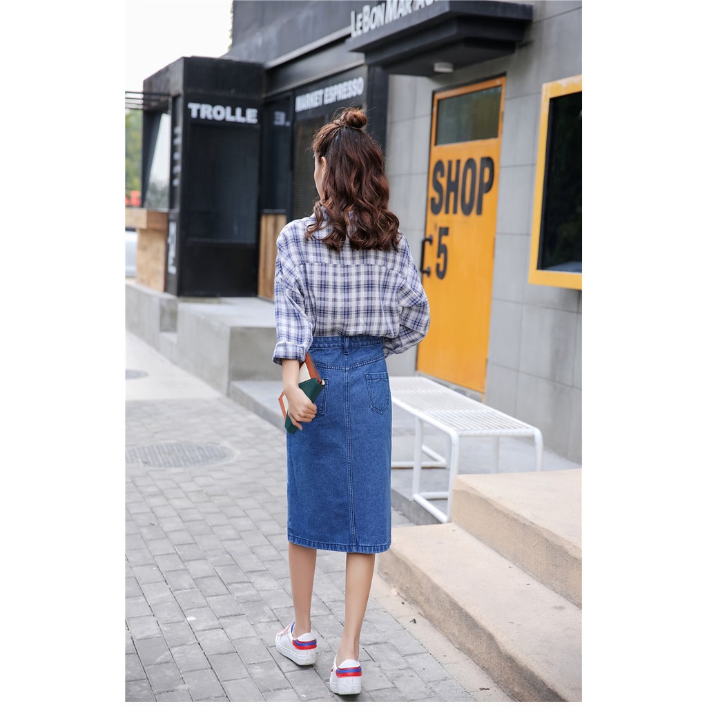 Váy Jeans xẻ | BigBuy360 - bigbuy360.vn