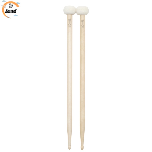 1 Cặp Dùi Trống Đầu Bằng Vải Nỉ Nhiều Màu Sắc Dùng Luyện Tập