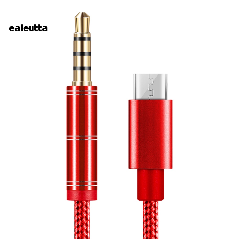 Cáp Chuyển Đổi Âm Thanh AUX 1m Type-C Sang 3.5mm Chuyên Dụng Cho Loa Xe Hơi Samsung