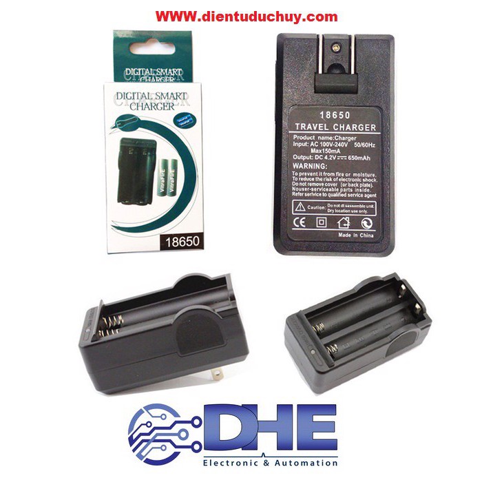 BỘ SẠC KHÔNG DÂY 2 PIN 18650- LIHTIUM ION, ĐIỆN ÁP 3.7V/4.2V, HÀNG TỐT GIÁ RẺ, YÊN TÂM SỬ DỤNG
