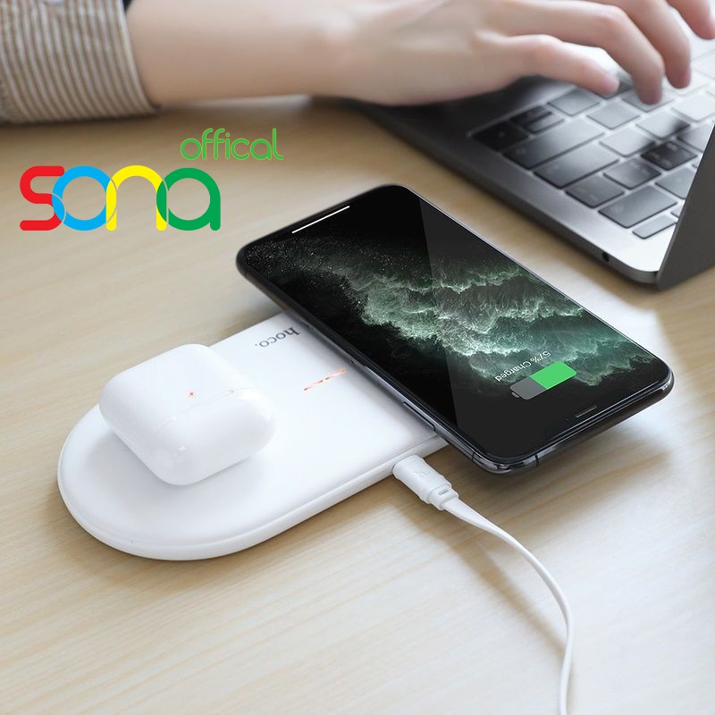 Sạc không dây, đế sạc không dây CW23 HOCO bảo hành 12 tháng - SONA Offical