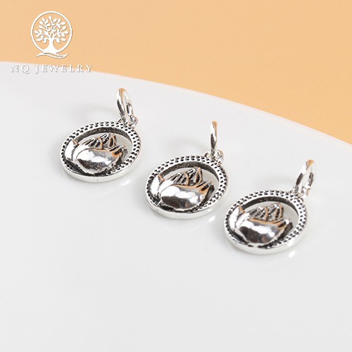 Charm bạc trem hoa sen nhỏ - NQ Jewelry