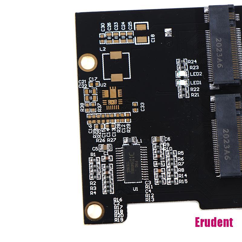 Set 2 Thẻ Chuyển Đổi Nvme M.2 Ahci Sang X8 X16 Pcie Express 3.0 Gen3 Raid Chuyên Dụng | BigBuy360 - bigbuy360.vn